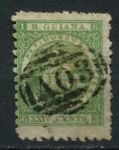 Британская Гвиана 1866-1871 гг. • Gb# 103 • 24 c. • парусный фрегат • стандарт • Used VF ( кат.- £10 )