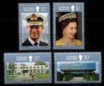 Каймановы о-ва 1983 г. • Mi# 510-513 • 20 c. - $1 • Королевский визит • полн. серия • MNH OG VF ( кат.- €8 )