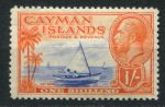 Каймановы о-ва 1935 г. • Gb# 104 • 1 sh • Георг V основной выпуск • парусник • MH OG VF ( кат. - £8 )