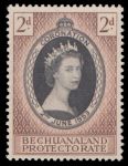 Бечуаналенд 1953 г. • Gb# 142 • 2 d. • Коронация Елизаветы II • MNH OG VF