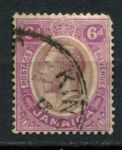 Ямайка 1912-1920 г. • Gb# 64 • 6 d. • Георг V • стандарт • Used F-VF ( кат. - £12 )