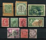 Ямайка 1889-1936 гг. • поборка 9 разных марок • Used F-VF ( кат. - £17+ )