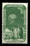 Австралийская антарктическая территория 1959 г. • Gb# 5 • 2s.6d. • семья пингвинов • MLH OG VF