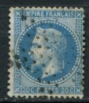 Франция 1863-1870 гг. • Sс# 33 • 20 c. • Император Наполеон III • стандарт • Used F-VF ( кат.- $2 )