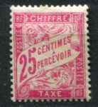 Франция 1921-1926 гг. • Mi# PM 46 • 20 c. • доплатная • MH OG VF ( кат. - €10 )