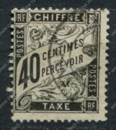 Франция 1881-1884 гг. • Mi# PM 19 • 40 c. • доплатная • Used F-* ( кат. - €50 )