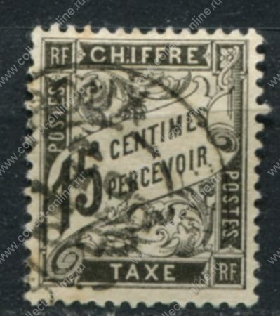 Франция 1881-1884 гг. • Mi# PM 16 • 15 c. • доплатная • Used VF ( кат. - €10 )