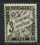 Франция 1881-1884 гг. • Mi# PM 12 • 3 c. • доплатная • Used VF ( кат. - €25 )