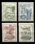 Чехословакия 1956 г. • Mi# 954-957 • 30 - 75 h. • экспортные товары • полн. серия • MNH OG VF ( кат. - €7 )