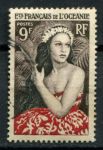 Французская Океания 1955 г. • Iv# 203 • 9 fr. • осн. выпуск • девушка с Бора-Бора • Used VF ( кат. - €9 )