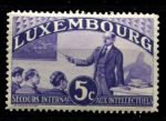 Люксембург 1935 г. • Mi# 266 • 5 c. • серия "Интеллектуалы" • профессор • MNH OG VF
