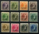 Люксембург 1928-1930 гг. • Mi# O138..166 • 5 c. .. 1.5 fr. • официальная почта • 12 марок • MH OG F-VF