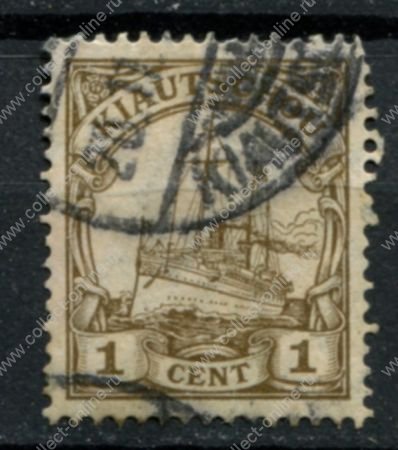 Цзяо-Чжоу 1905-1919 гг. • Mi# 28 • 1 c. • Императорская яхта "Гогенцоллерн" • Used VF