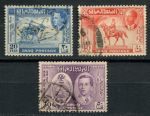 Ирак 1949 г. • SC# 130-132 • 20 - 50 f. • 75-летие Всемирного Почтового Союза (UPU) • полн. серия • Used VF ( кат.- $ 11 )