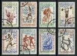 Марокко 1960 г. • Mi# 462-469 • 5 - 70 fr. • Летние Олимпийские Игры, Рим • полн. серия • Used F-VF