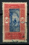 Дагомея 1925-1926 г. • Iv# 74 • 50 c. • сборщик бананов на пальме • Used F-VF