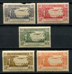 Дагомея 1940 г. • Iv# A1-5 • общий колониальный выпуск • авиапочта • полн. серия • MNG VF*