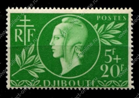 Берег Сомали 1944 г. • Iv# 253 • сбор для Красного Креста • Марианна • MNH OG VF