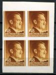 Германия 3-й рейх • Генерал-Губернаторство 1941 г. • Mi# 82 ND • 48 pf. • Адольф Гитлер • б.з.(новодел) квартблок • MNH OG XF