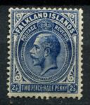 Фолклендские о-ва 1921-1928 гг. • Gb# 76a • 2½ d. Георг V • стандарт • MH OG (кат.- £27)