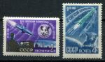 СССР 1961 г. • Сол# 2587-2588 • Собаки в космосе • полн. серия • MNH* OG F