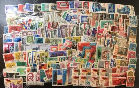 ГДР • набор 220+ разных старых марок + 11 блоков • Used(ФГ) VF