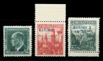 Чехословакия 1937 г. • Mi# 381-383 • открытие Междунароного бюро труда • надпечатки • полн. серия • MNG VF