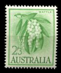 Австралия 1959-1964 гг. • GB# 324 • 2s.3d. • акация • стандарт • MLH OG VF