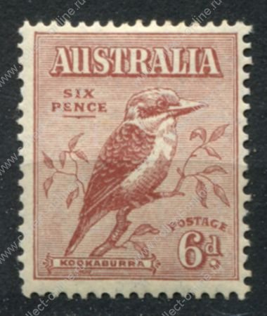 Австралия 1932 г. • Gb# 146 • 6 d. • кукабара • MNH OG VF ( кат. - £25 )
