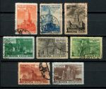 СССР 1950 г. • Сол# 1576-83 • 1 руб.(7) • Архитектура Москвы • высотные здания ("высотки") • полн. серия • Used F-VF*