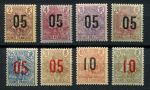 Французская Гвинея 1912 г. • Iv# 55-62 • надпечатки нов. номиналов • стандарт • полн. серия • MNH* OG VF ( кат. - €25 )