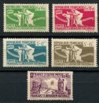 Алжир 1943 г. • Iv# 60-64 • фонд помощи бойцам сопротивления • полн. серия • MNH OG* VF ( кат. - €11 )