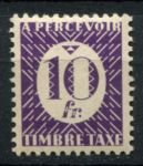 Алжир 1945-1946 гг. • Iv# TT 36 • 10 fr. • служебный выпуск(доплата) • MNH OG VF ( кат. - €20 )