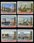 СССР 1953 г. • Сол# 1721-6 • 40 коп. - 1 руб. • Волго-Донской канал • 2-й выпуск (1956 г.) • полн. серия • Used F-VF