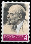 СССР 1964 г. • Сол# 3026-I • 4 коп. • В.И. Ленин (крупная сетка гравировки) • MNH OG XF