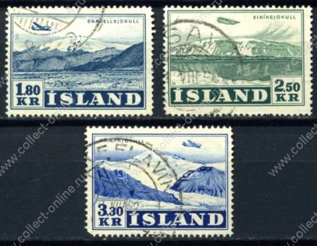 Исландия 1952 г. SC# C27-9 • авиапочта • Used VF • самолеты • кат.-$25.00