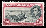 Вознесения о-в 1938-1953 гг. • Gb# 45c • 2s.6d. • Георг VI основной выпуск • (перф. - 13½) • пирс Джорджтауна • MNH OG XF ( кат.- £45 )