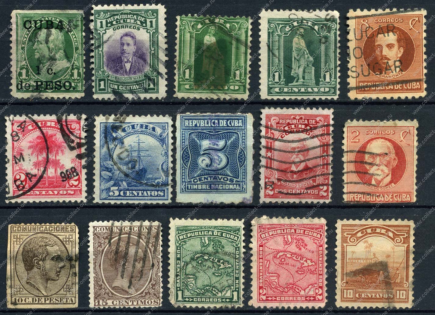 Кубинские почтовые марки