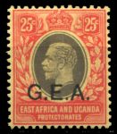 Танганьика 1917-1921 гг. • Gb# 52 • 25 c. • Георг VI • надп. "G.E.A." • стандарт • MH OG VF