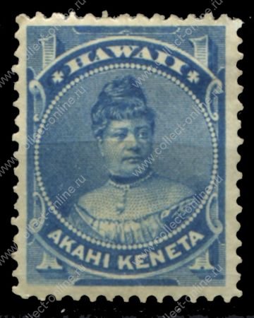 Гаваи 1882 г. • SC# 37 • 1 c. • принцесса Лайклике • MHH OG VF ( кат.- $10 )