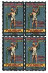 США 1932 г. • Олимпийские игры (Лос-Анджелес) • осн. выпуск (полноцветная) • MNH OG VF • кв. блок