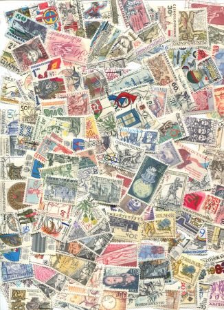 Чехословакия • XX век • набор 125 разных старых марок • Used(ФГ)/** VF