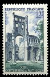 Франция 1954 г. SC# 725 • 12 fr. • 1300-летие аббатства святого Петра в Жюмьеже • руины собора • MH OG VF
