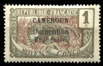 Французский Камерун 1916 г. • Iv# 67 • 1 c. • надпечатка "Французская оккупация" • леопард • MH OG VF