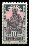 Верхняя Вольта 1928 г. • Iv# 47 • 10 c. • осн. выпуск • вождь • MH OG VF