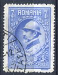 Румыния 1931 г. SC# 394 • 7,5 L. • 100-летие румынской армии. Фердинанд I • Used VF ( кат.- $7 )