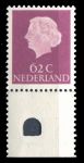 Нидерланды 1953-71 гг. SC# 356 • 12c. основной номинал серии• Королева Вильгельмина • стандарт • MNH OG XF+