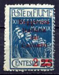 ФИЮМЕ 1920г. SC# 105a / 2с. / MNH OG  F-VF