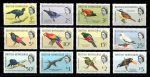 Британский Гондурас 1962 г. • Gb# 202-13 • 1 c. - $5 • птицы • полн. серия • MNH OG VF ( кат. - £95 )