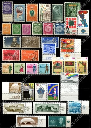 Израиль 1948-197х гг. • набор 38 разных, чистых ** марок • MNH OG VF